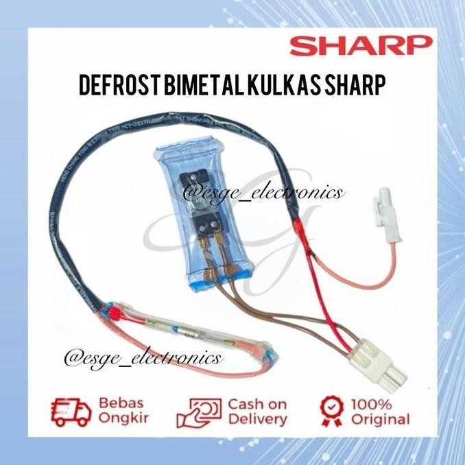 ------] ORIGINAL DEFROST KULKAS SHARP DEFROST BIMETAL KULKAS SHARP FUSE KULKAS SHARP 2 PINTU FIUS PI