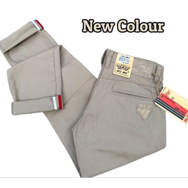 Celana Chino Pria Original 100% Bahan Tebal Logo Dlc Celana Pria Original 100% Branded Import Celana
