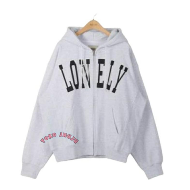 Jaket Hoodie Zipper Astro Cha Eun Woo Style Lonely