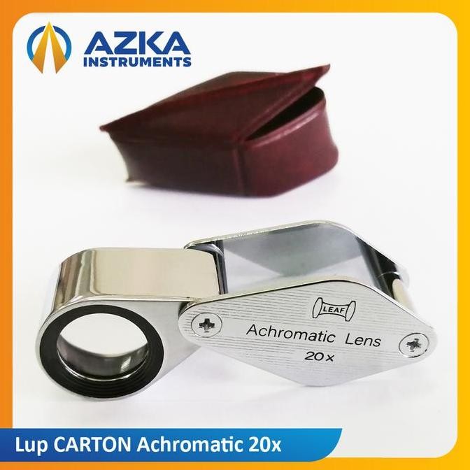 

Sale Kaca Pembesar / Hand Lens / Loupe / Lup Geologi Carton Achromatic 20X