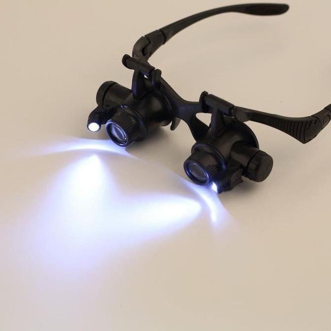 

Sale Led 8 Lens Magnifier Loupe Eye Glass Max 25X For Jewelry & Watch-Promo