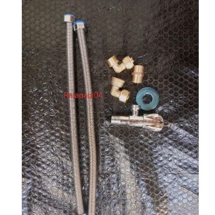 NEW Paket Accecories Water Heater Listrik Dan Gas Aksesoris Water Heater Paket Instalasi Water Heate