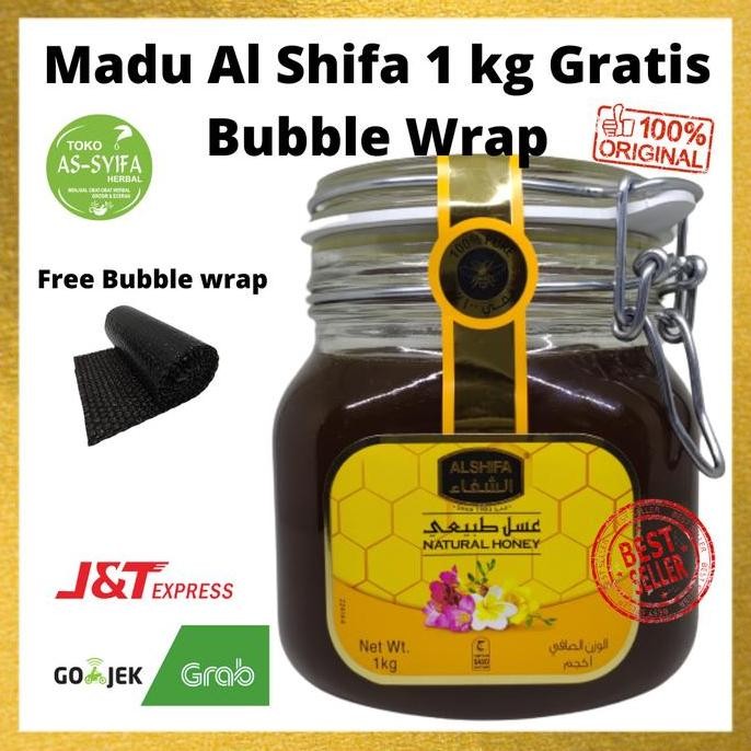 

NEW madu al shifa 1 kg gratis bubble wrap READY