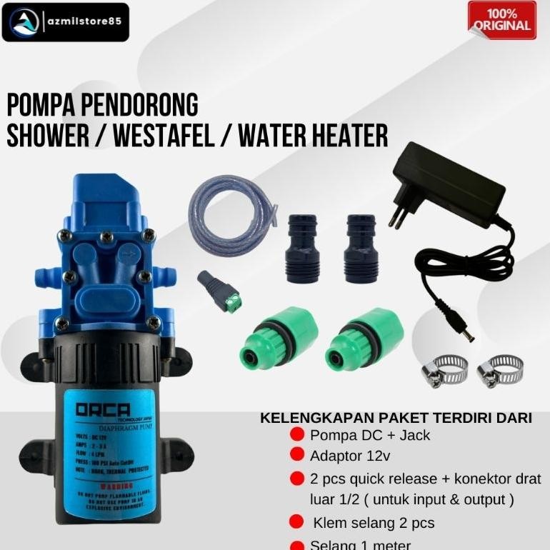 NEW Pompa Dorong Shower / Westafel / Water Heater [terbaik][terlaris]
