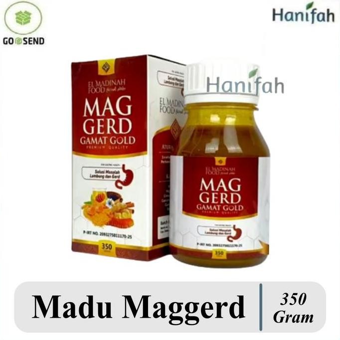 

NEW Madu Maggerd Gamat Gold 350 Gram | Madu Maag Gerd 350gr Original READY