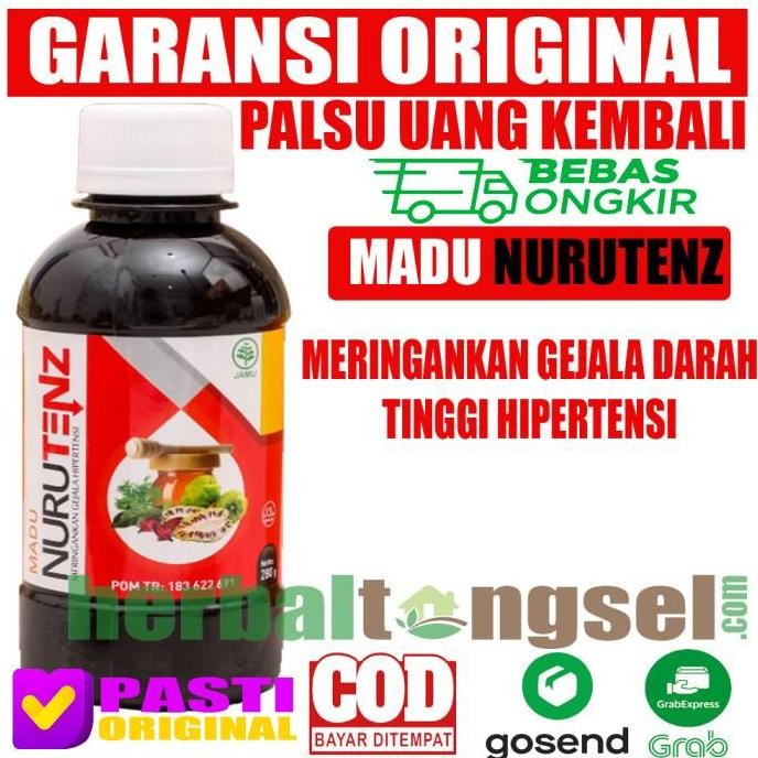 

NEW Madu Nurutenz Hipertensi Original Penurun Tekanan Darah Tinggi READY