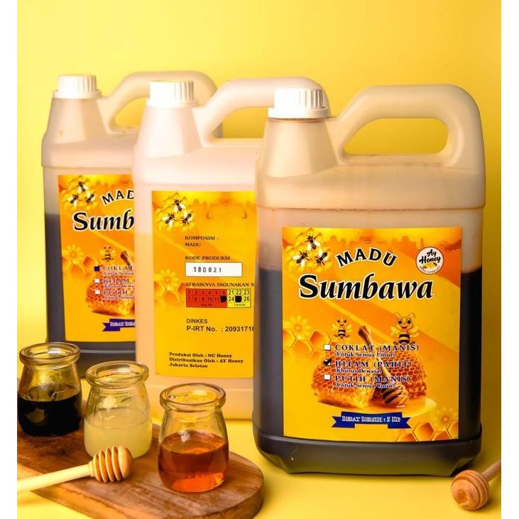 

NEW MADU ASLI SUMBAWA KEMASAN JERIGEN 5KG READY