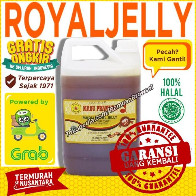 

NEW Madu Pramuka Royal Jely 2000 ml READY