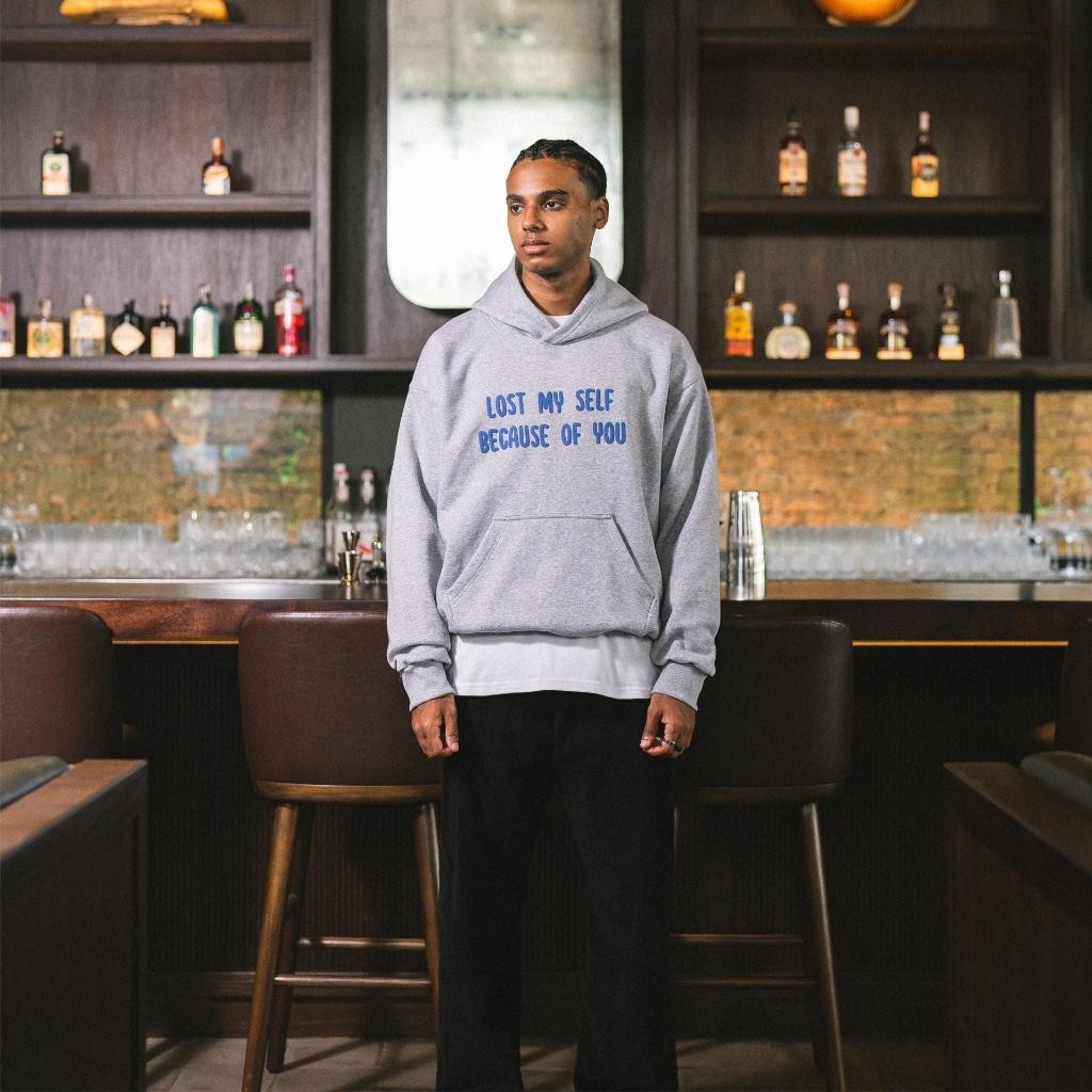 Exhale Boxyfit Hoodie 300Gsm Because Of You Terlaris Best Quality 100% Original