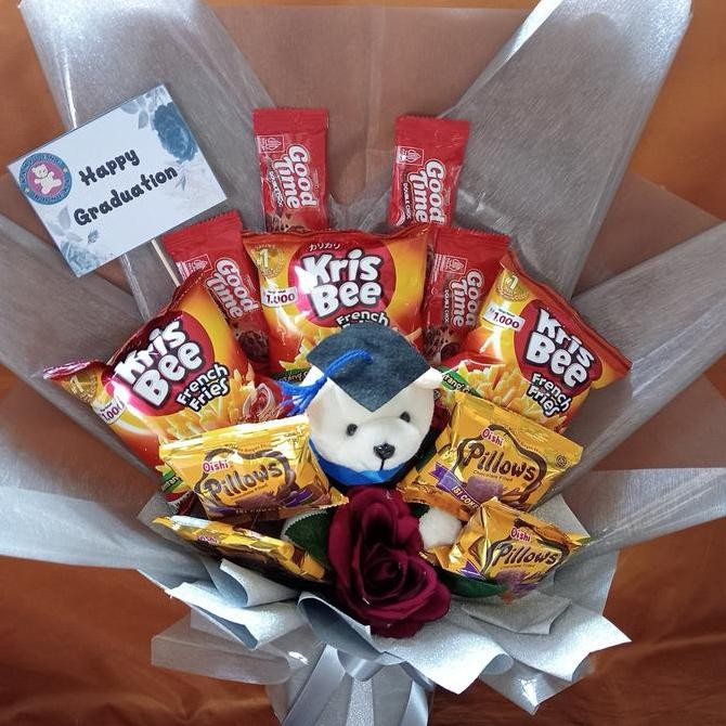 

TERBARU|READY STOCK|BEST SELLER| BUCKET SNACK+ BONEKA WISUDA+ BUNGA !!!!!
