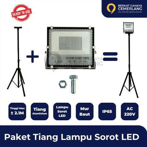 Tiang lampu portable , tiang lampu sorot , tiang lampu