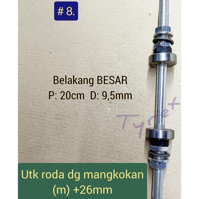 Diskon As Bearing Komplit Roda Depan Belakang Sepeda Murah