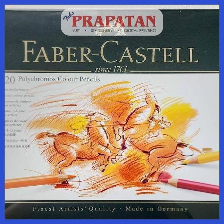

( SEKOLAH / LUKIS ) COD PENSIL WARNA FABER CASTELL POLYCHROMOS TIN CASE | COLOR PENCILS | FINEST ARTIST QUALITY (SENI / MENGGAMBAR / ART / KERAJINAN ) SIAP KIRIM