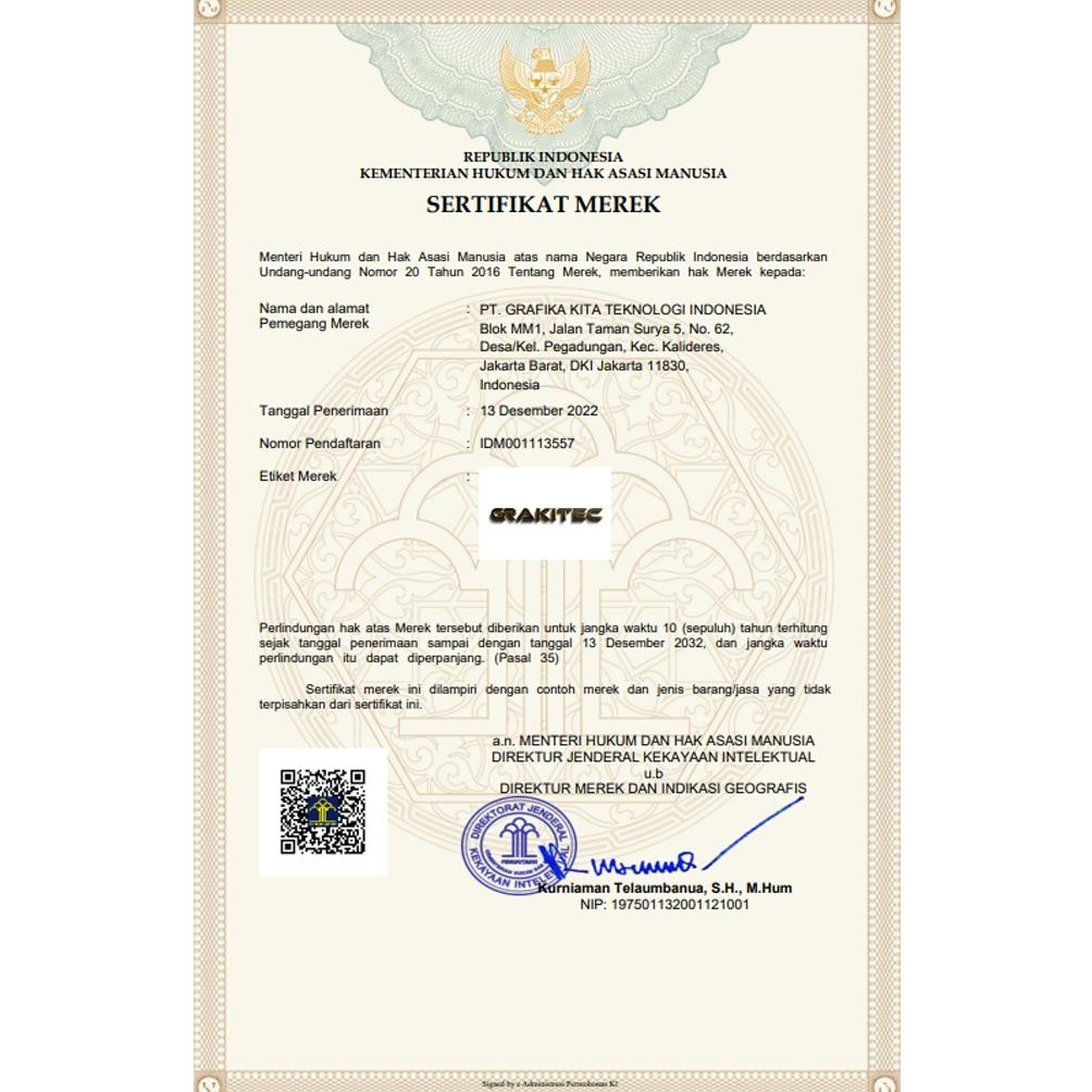 

Grakitec Plastik Laminating FIlm A4 1 DUS isi 10 pack | 100 Micron