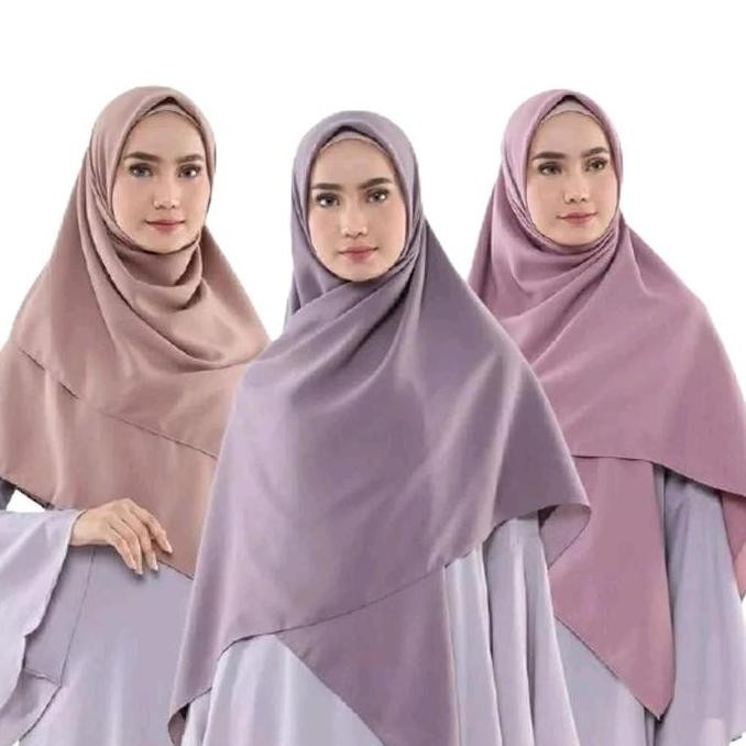 SEGI EMPAT SYAR'I JUMBO CATTON VOAL 140X140//HIJABKEKINIAN//TERLARIS//TERMURAH NYAMAN SQUARE HIJAB M