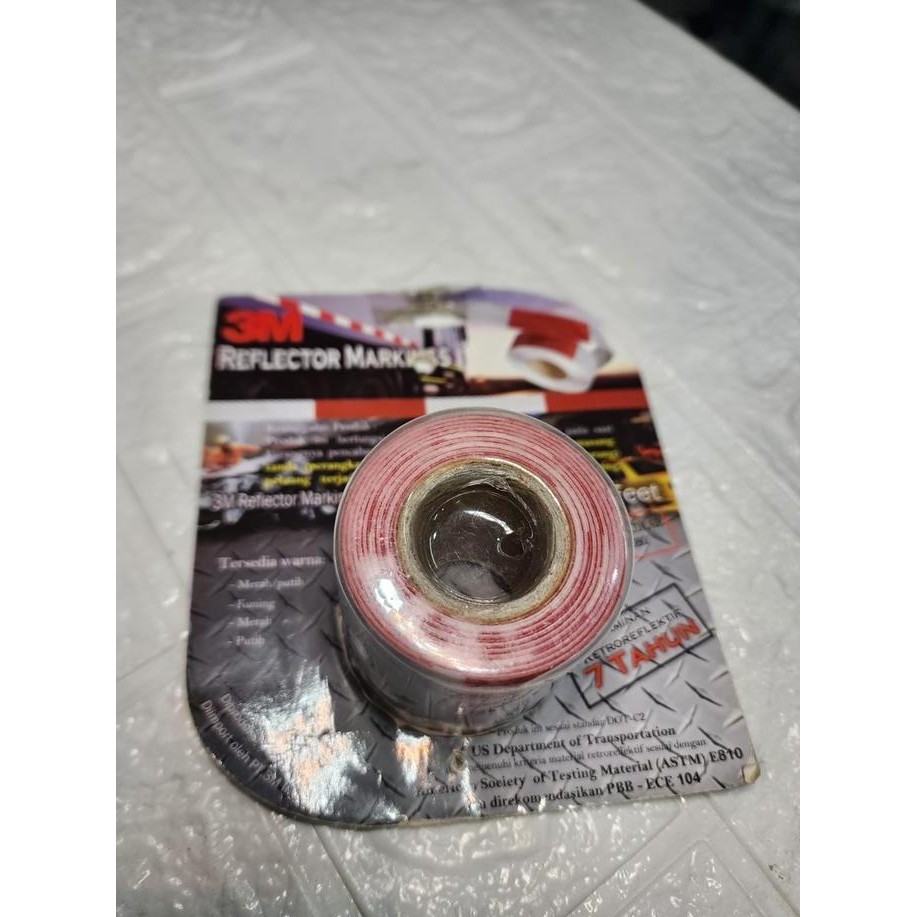 Stiker Reflektor | 3M Reflector Markings Merah Putih