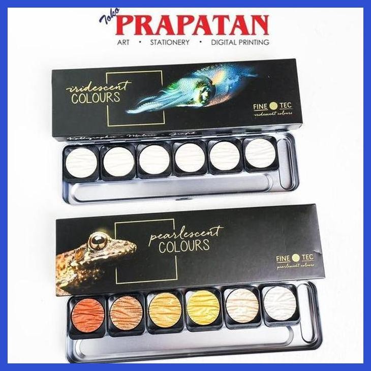 

( SEKOLAH / LUKIS ) COD FINE TEC WATERCOLOR PEARLESCENT COLORS 6PCS SET (SENI / MENGGAMBAR / ART / KERAJINAN ) SIAP KIRIM
