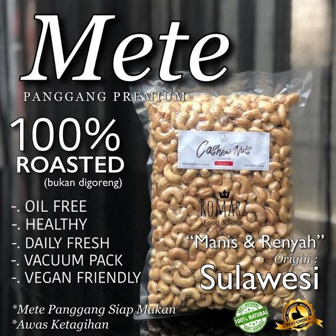 

Kacang Mete Mede Oven Panggang Super Roasted Original 500Gr Kualitas Terbaik Harga Termurah
