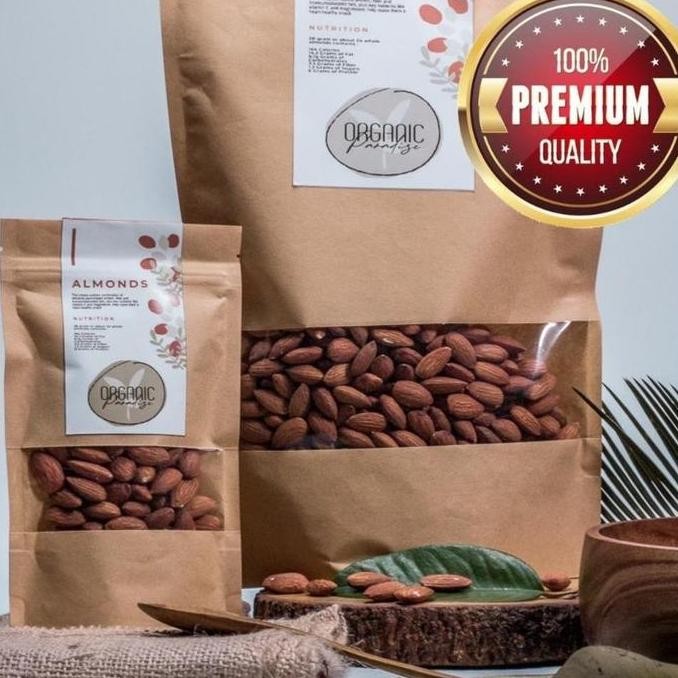 

Kacang Almond Panggang 1 Kg / Roasted Almond Usa 1 Kg Organic Paradise Kualitas Terbaik Harga Termurah