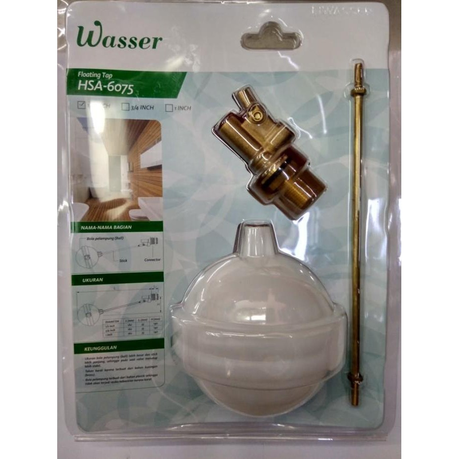 Terlaris Pelampung Toren Wasser Hsa 6075 Floating Top Wasser Hsa-6075 1/2"Inch