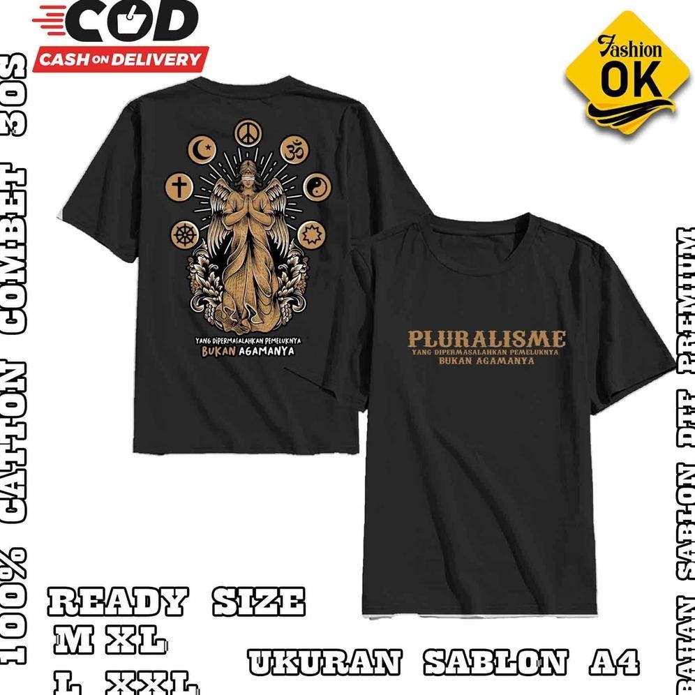 Promo Kaos Pluralisme T-Shirt Pluralisme Agama Sun Flowers