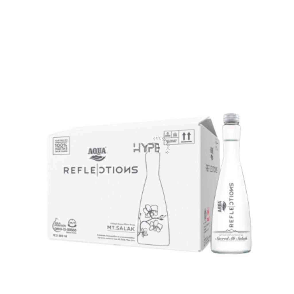 

Aqua Still Reflections Still 380Ml 1 Dus 1 Karton Isi 12 Pcs Termurah Best Quality 100% Original