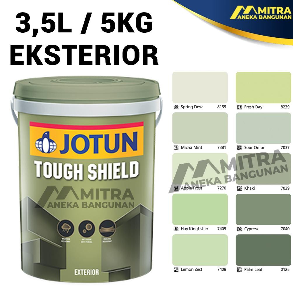 Cat Tembok Eksterior JOTUN TOUGH SHIELD 3,5 Liter / Sage Green / JOTUN Exterior