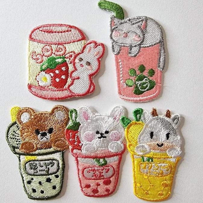 

:=:=:=:=] patch animal drink series, minuman, boba strawbery, boba matcha, jus, soda, boba lemon