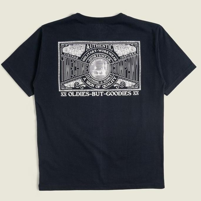 BARU Timechine Co. Authentic T-shirt - Navy