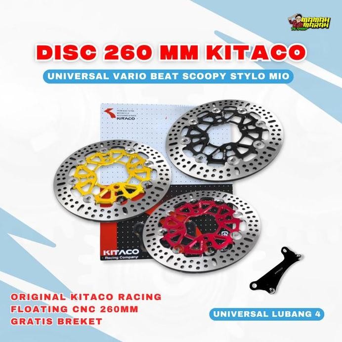 DISC KITACO 260mm piringan cakram 260mm KITACO  pnp disc 260mm vario beat scoopy genio pnp Motorcycl