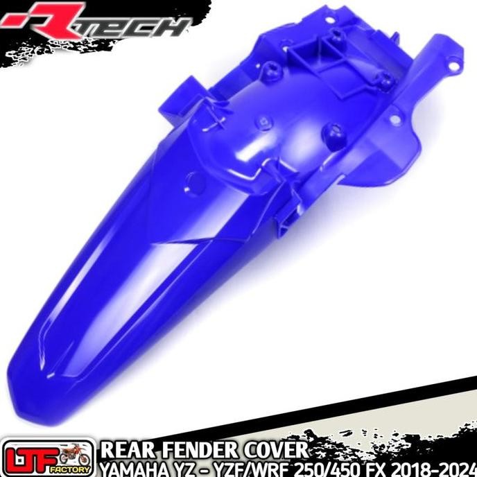 

:=:=:=:=] YAMAHA YZ - YZF WRF 250 450 FX 2018 2019 2020 2021 2022 2023 2024 - RACETECH REAR FENDER COVER - SPAKBOR BELAKANG SET ADVENTURE TRAIL - ENDURO KOMPETISI OFF-ROAD - SUPERMOTO MOTOCROSS ORIGINAL - BIRU - R-PPYZFBL0018