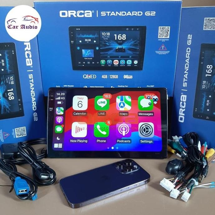 ready  Head Unit Android ORCA 9 inch / 10 inch ORCA RAM 4 GB / 128 GB