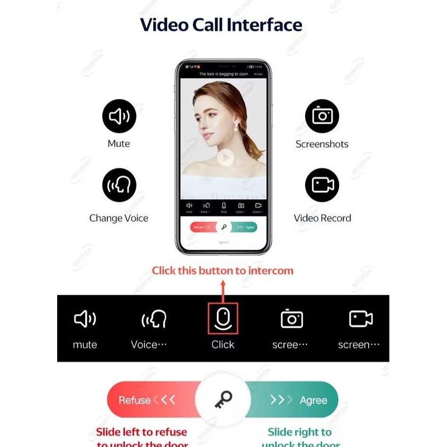 Smart Door Lock Otomatis Untuk Kunci Pintu Aluminium Kaca Dengan Frame Sempit Fungsi Face Recognitio