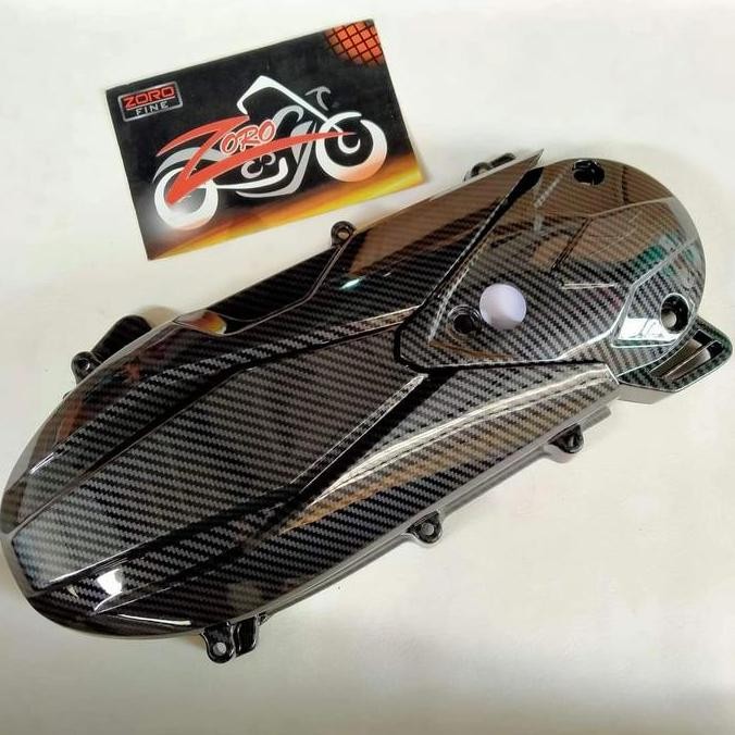Cover Tutup Carbon Cvt+Keong Vario 125 Vario 150 Old 2016-2017 ZORO murah