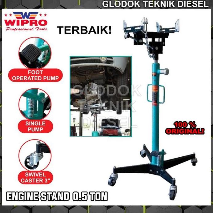 WIPRO Engine Stand Telescoping Transmission Jack 0.5 TON 500 KG ES-505