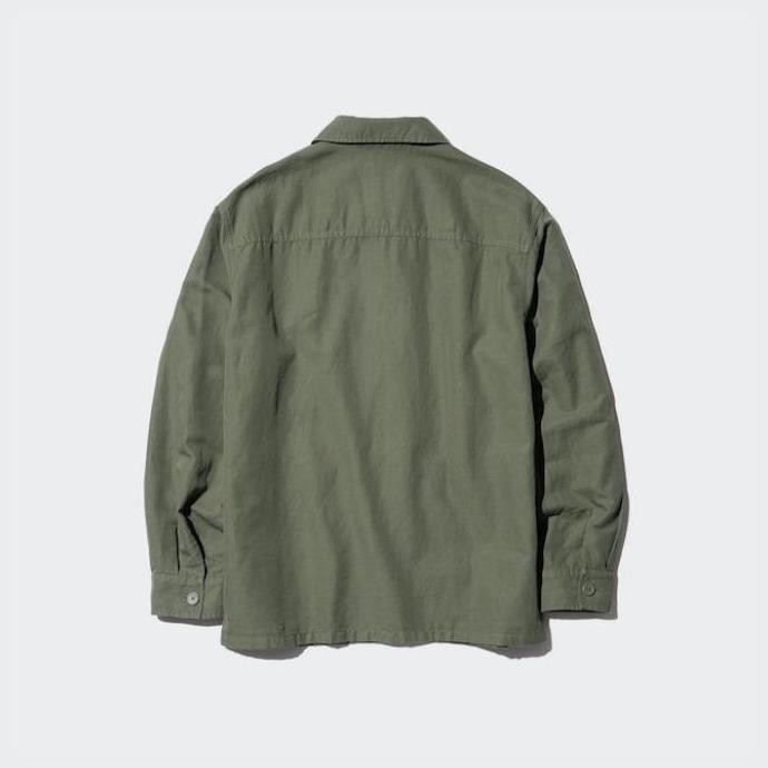 BARU Overshirt Jaket kemeja Luaran Jersey UNIQLO ORIGINAL ASLI