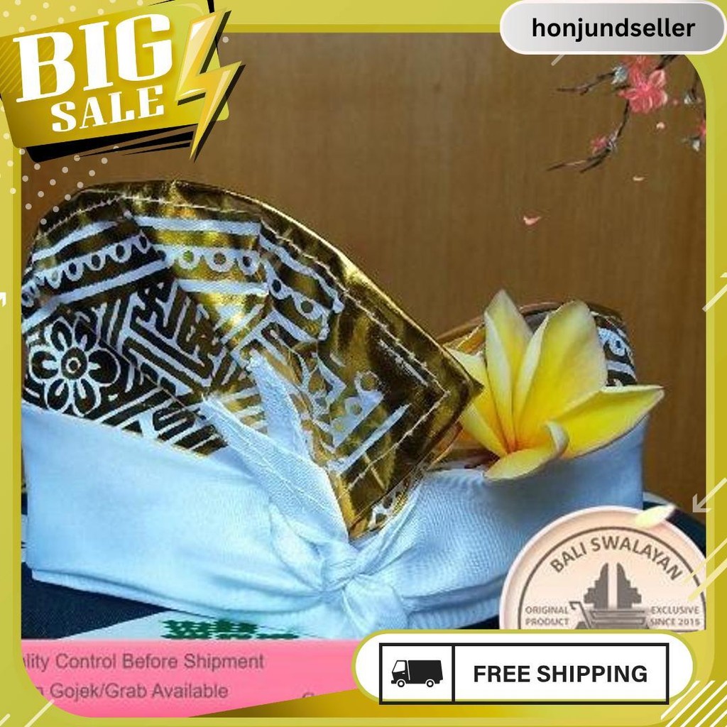 Udeng Bali Murah | Udeng Pria | Udeng Asli Bali | Ikat Kepala | Khas Bali 6.6