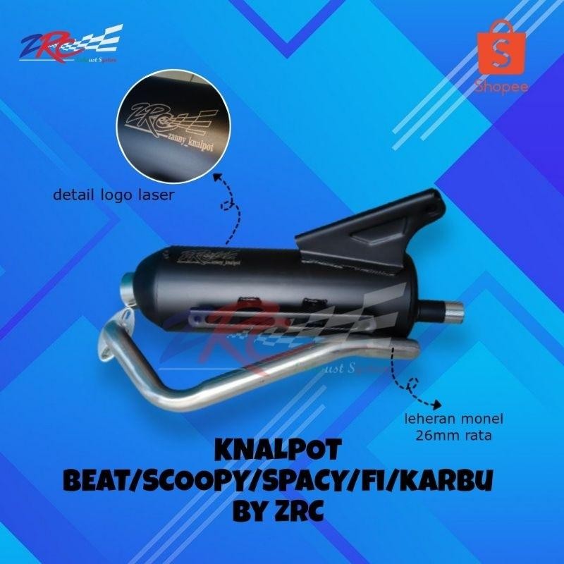 Knalpot Beat/Scoopy Copy Cms Zrc New Best Quality 100% Original