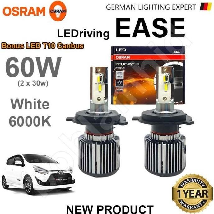 ''Terlaris" Lampu Led Agya Ayla, New Agya Ayla Osram Ease Ledriving 4W 6000K Bohlam Mobil Murah