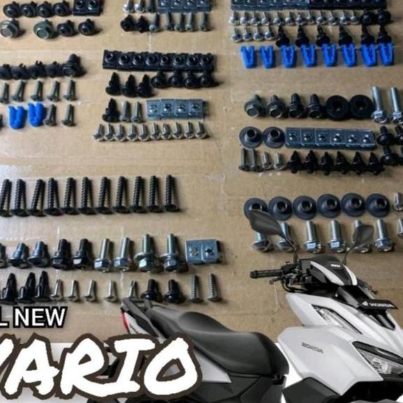 Baut Full Set Body Honda Vario 160 All New Baut Lengkap Body Vario