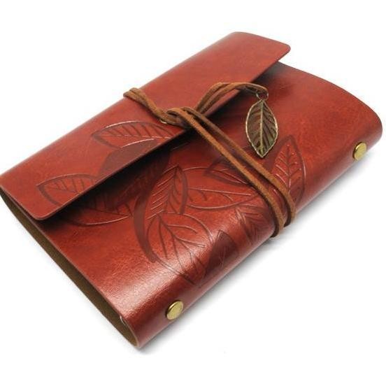 

Buku Notebook aesthetic A5 A6 Buku Tulis notebook Diary book Journal Binder notepad Spiral Model unik Klasik Retro Vintage Cover Kulit PU Leather DS