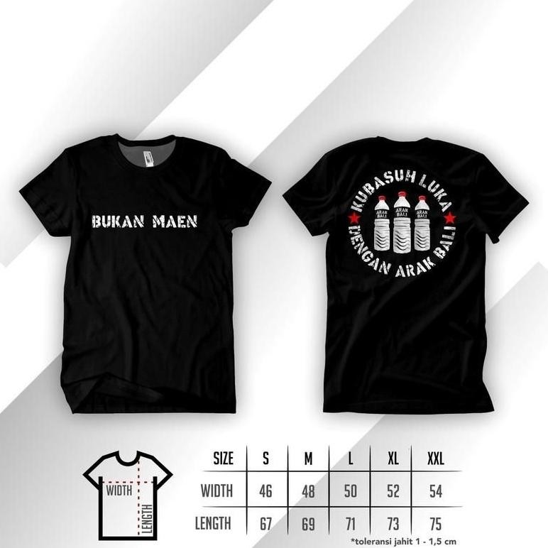 Promo Kaos Arak Bali Baju T-Shirt Distro Kubasuh Luka Dengan Arak Bali