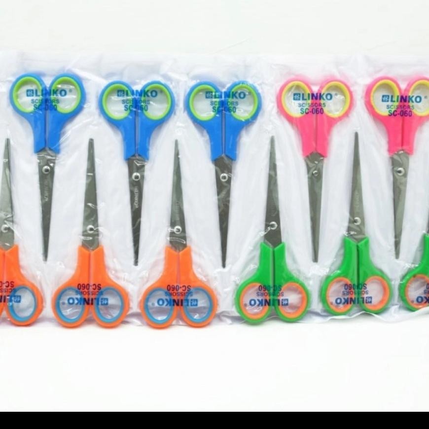 

Diskon Gunting Kecil Renteng Warna Linko Gunting Tajam Prermium