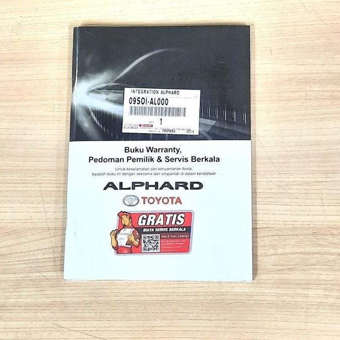 

TERBARU Buku Manual Pedoman Pemilik Integration Book Alphard Original Toyota