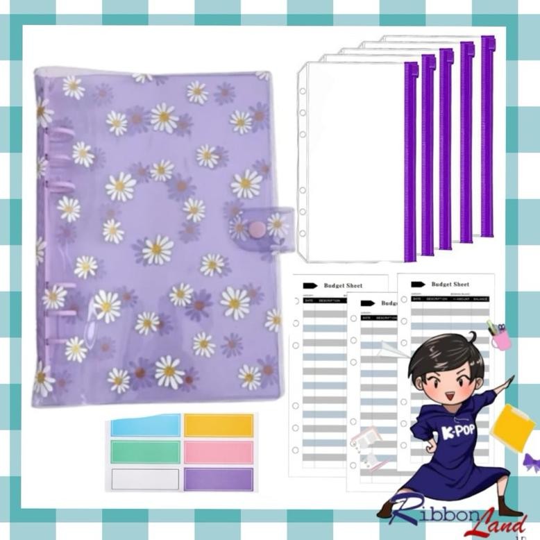 

A6 Set Lengkap Binder DAISY PREMIUM Ring Warna Nabung Pemula Hemat Murah