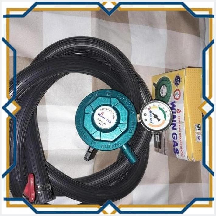 [TBM] REGULATOR WINN GAS W121 PAKET SELANG 3 LAPIS - PAKET REGULATOR W 121 S
