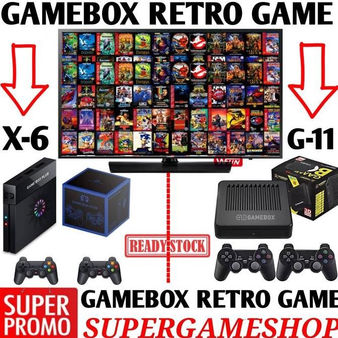 Terlaris X6 Super Game Box Super Game Wireless Game Box Family Retro