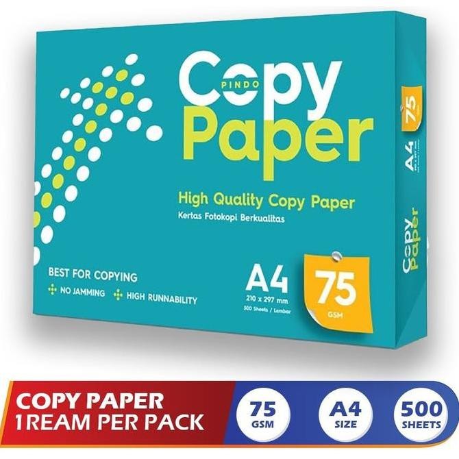 

KERTAS HVS Fotocopy & Print A4 75gsm 500 LEMBAR