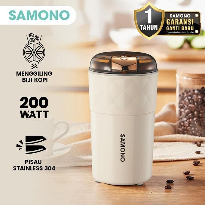 

Terlaris Samono Grinder Electrik Coffee Grinder Penghalus Bumbu Kopi Blender Serbaguna Sw-Fg50