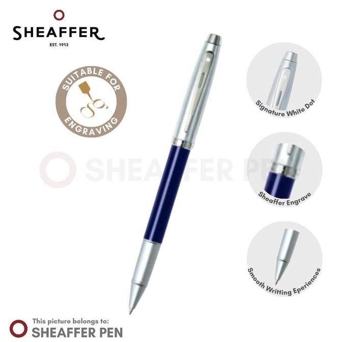 

Sheaffer 100 Blue Translucent Barrel Rollerball Co